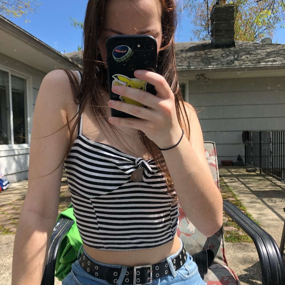 Tiny striped sailor tank